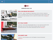 Tablet Screenshot of hamburger-segel-club.de